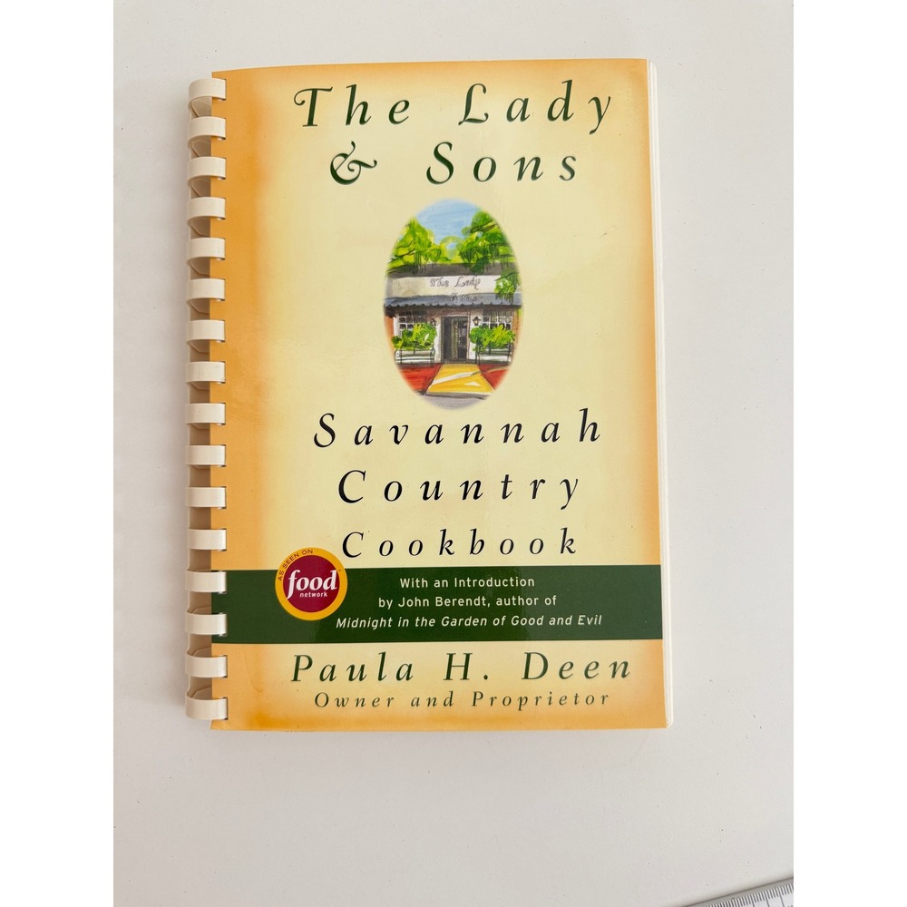The Lady & Sons Savannah Country Cookbook Paula Deen Spiral Bound 1998 First Ed
